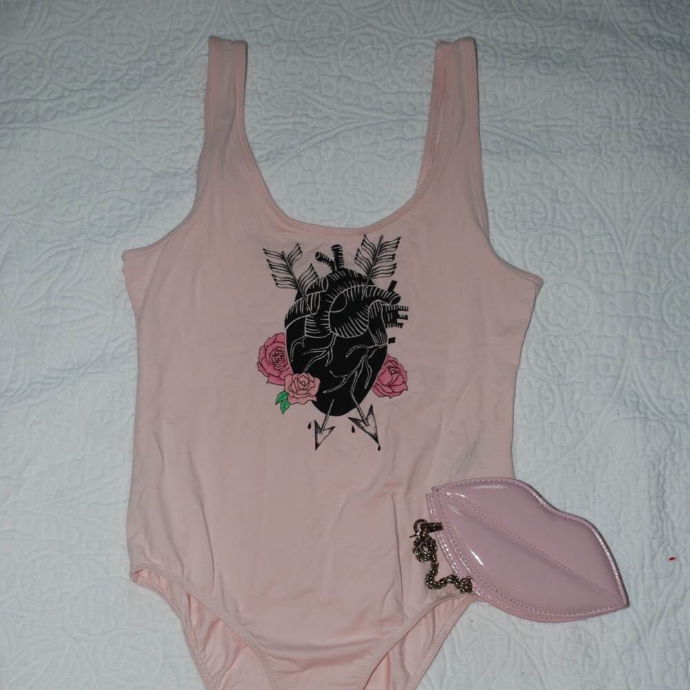 H&M coachella collection body suit